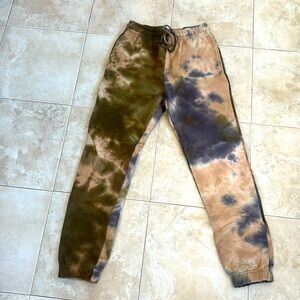 Cotton tye dye sweatpants